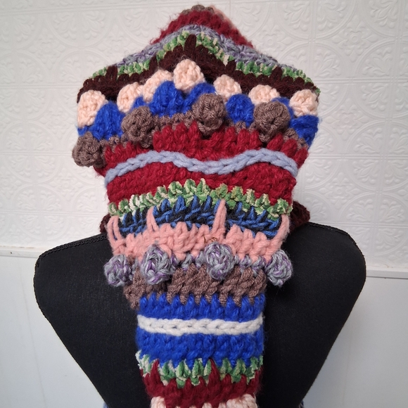 Festival Hat, Witch Hood, Wizard, Druid Fae, Elf, Whimsical, Cowl, Oversized - Picture 9 of 9